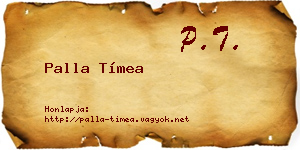 Palla Tímea névjegykártya